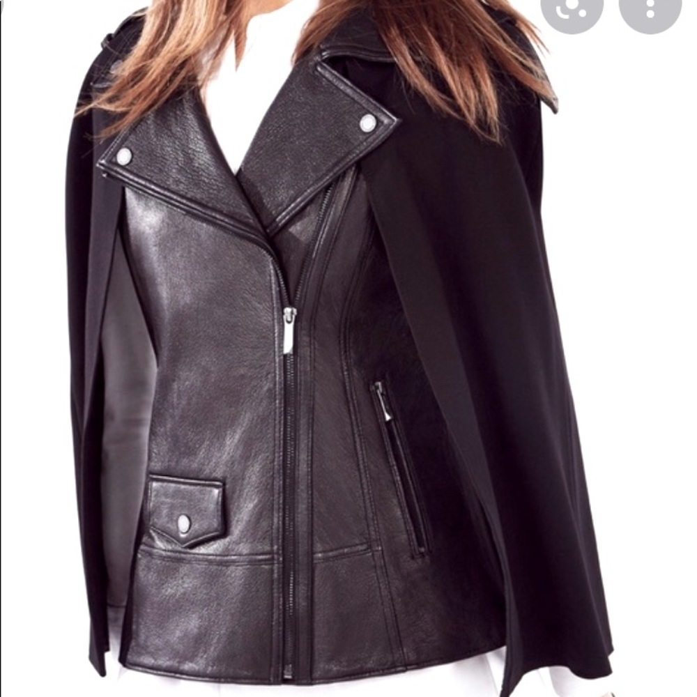 BCBG Maxazria Emerson cape jacket coat NEVER WORN